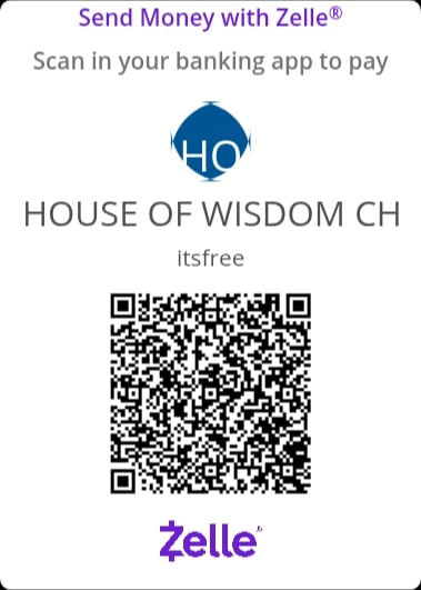 Zelle QR code — scan to send money to It's Free Initiative