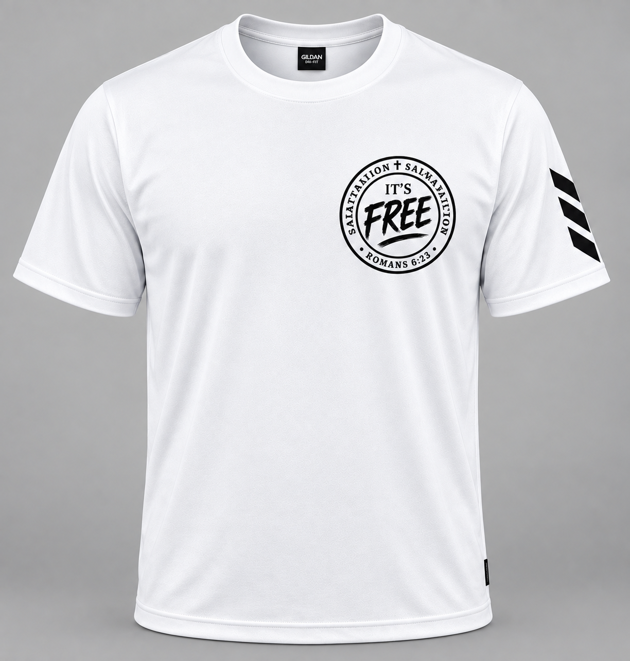 It's Free Tee — White/Black